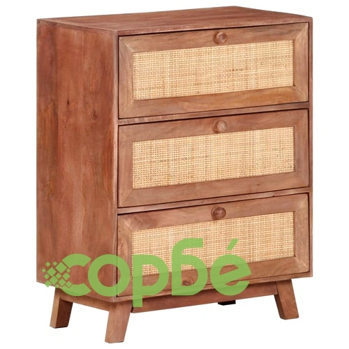 Шкаф, 61x35x76 см, мангово дърво масив ➤ топ цена ➤ sorbe.bg