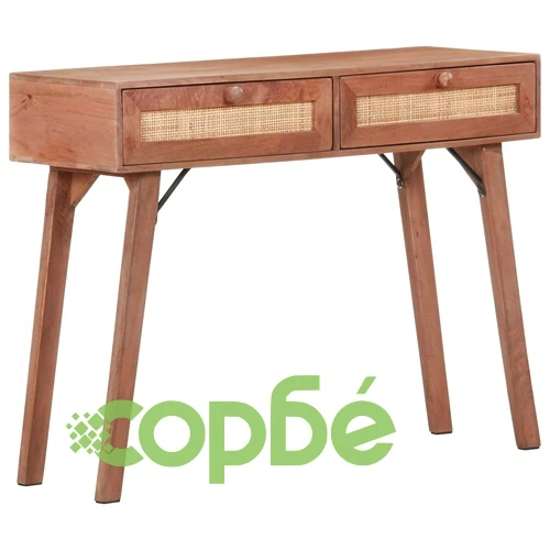 Конзолна маса, 100x35x76 см, мангово дърво масив ➤ топ цена ➤ sorbe.bg