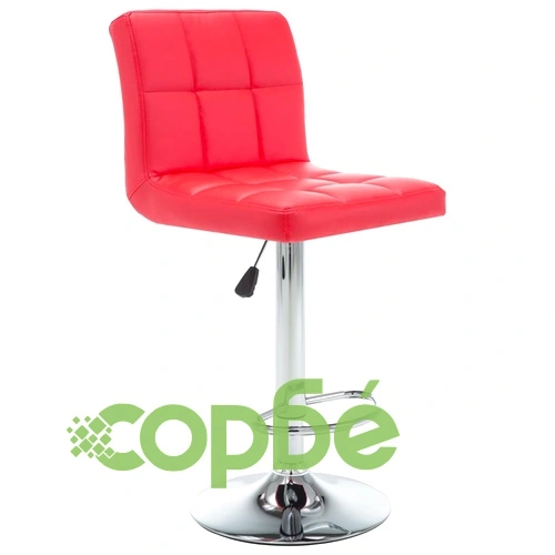Бар табуретки, 2 бр, червени, изкуствена кожа ➤ топ цена ➤ sorbe.bg