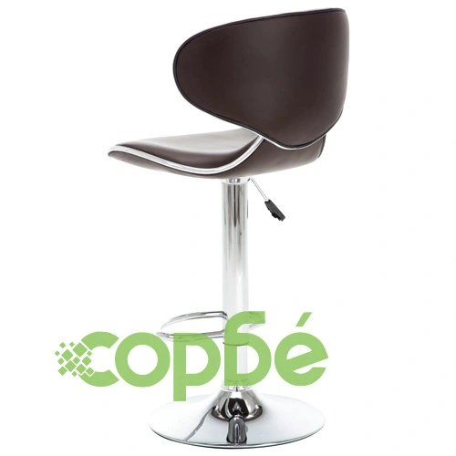 Бар табуретки, 2 бр, кафяви, изкуствена кожа ➤ топ цена ➤ sorbe.bg