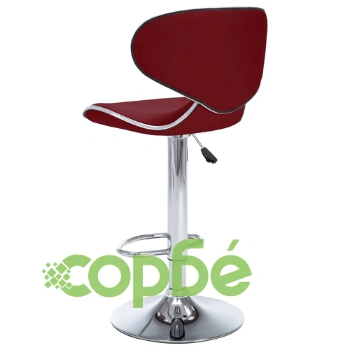 323649  Bar Stools 2 pcs Wine Red Faux Leather ➤ топ цена ➤ sorbe.bg