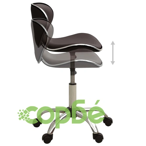 Стол за студио за красота, кафяв, изкуствена кожа ➤ топ цена ➤ sorbe.bg