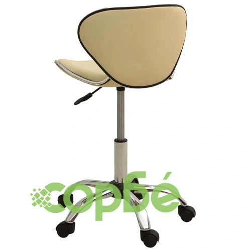 Стол за студио за красота, кремав, изкуствена кожа ➤ топ цена ➤ sorbe.bg