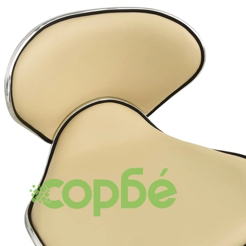 Стол за студио за красота, кремав, изкуствена кожа ➤ топ цена ➤ sorbe.bg