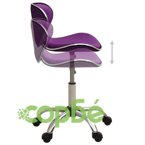 Стол за студио за красота, лилав, изкуствена кожа ➤ топ цена ➤ sorbe.bg