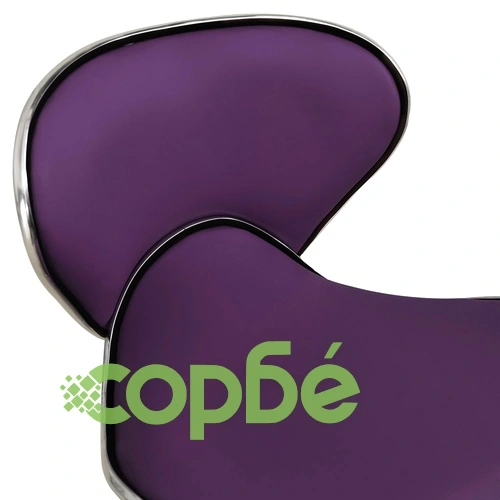 Стол за студио за красота, лилав, изкуствена кожа ➤ топ цена ➤ sorbe.bg