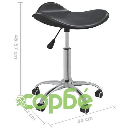 Стол за студио за красота, черен, изкуствена кожа ➤ топ цена ➤ sorbe.bg