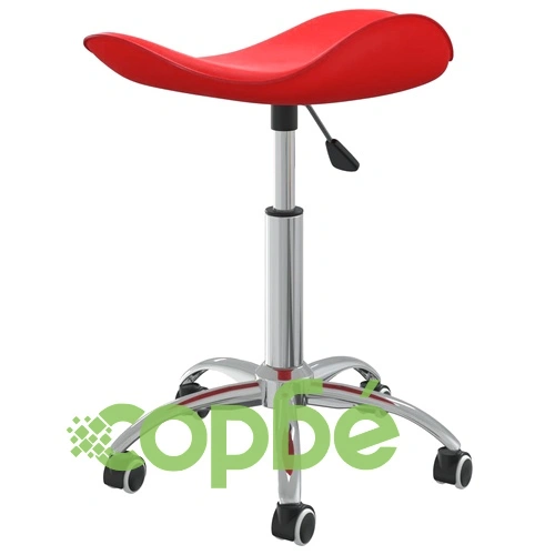 Стол за студио за красота, червен, изкуствена кожа ➤ топ цена ➤ sorbe.bg