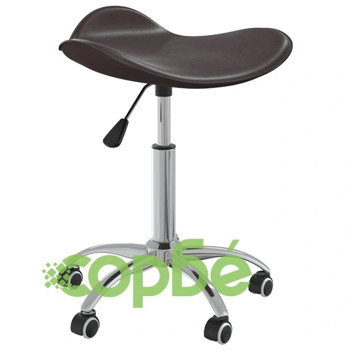 Стол за студио за красота, кафяв, изкуствена кожа ➤ топ цена ➤ sorbe.bg