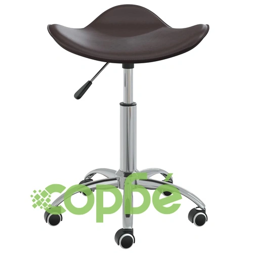 Стол за студио за красота, кафяв, изкуствена кожа ➤ топ цена ➤ sorbe.bg