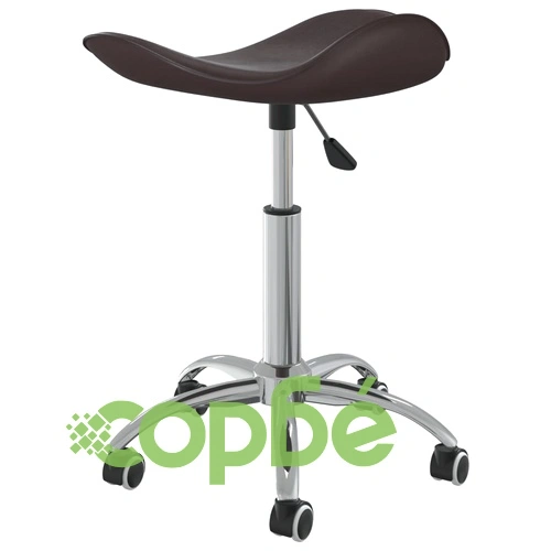 Стол за студио за красота, кафяв, изкуствена кожа ➤ топ цена ➤ sorbe.bg