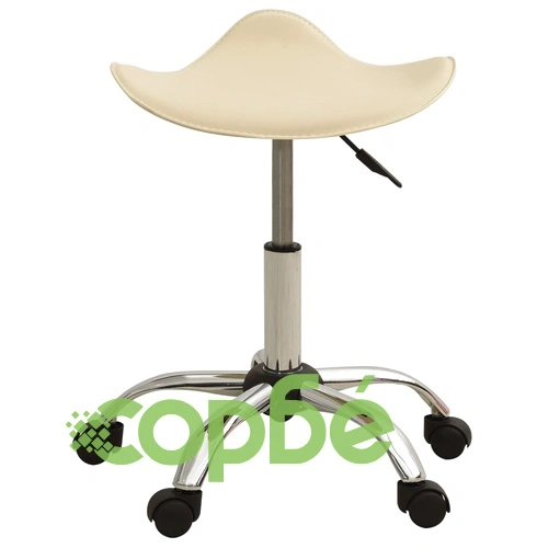 Стол за студио за красота, кремав, изкуствена кожа ➤ топ цена ➤ sorbe.bg