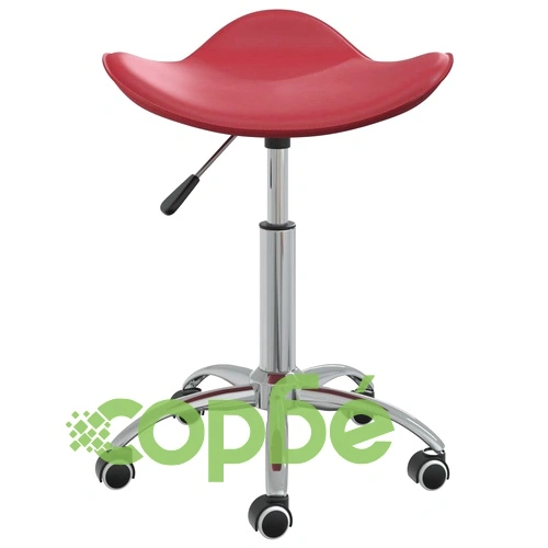 Стол за студио за красота, виненочервен, изкуствена кожа ➤ топ цена ➤ sorbe.bg