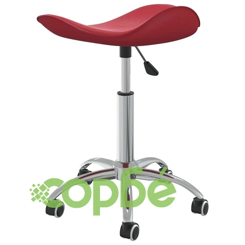 Стол за студио за красота, виненочервен, изкуствена кожа ➤ топ цена ➤ sorbe.bg