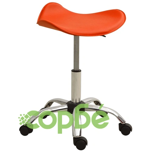 Стол за студио за красота, оранжев, изкуствена кожа ➤ топ цена ➤ sorbe.bg