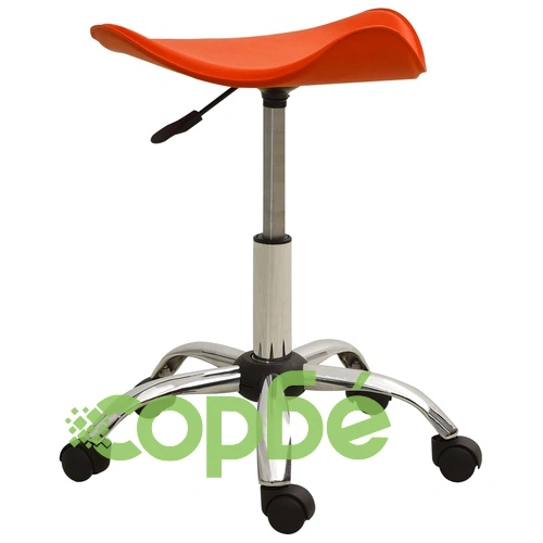 Стол за студио за красота, оранжев, изкуствена кожа ➤ топ цена ➤ sorbe.bg