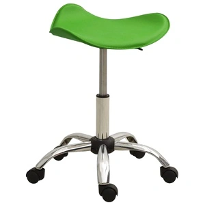 Стол за студио за красота, зелен, изкуствена кожа