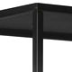 Шкаф за книги, 80x35x180 см, грубо мангово дърво и желязо