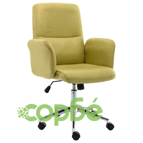 Офис стол, зелен, текстил ➤ топ цена ➤ sorbe.bg