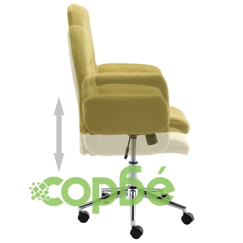 Офис стол, зелен, текстил ➤ топ цена ➤ sorbe.bg