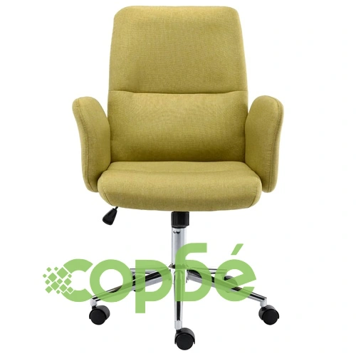 Офис стол, зелен, текстил ➤ топ цена ➤ sorbe.bg