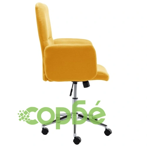 Офис стол, текстил, жълт ➤ топ цена ➤ sorbe.bg