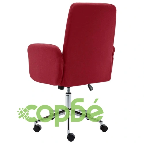 Офис стол, текстил, виненочервен ➤ топ цена ➤ sorbe.bg