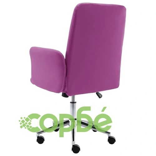 Офис стол, изкуствена кожа, лилав ➤ топ цена ➤ sorbe.bg