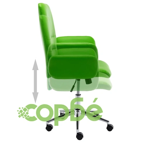 Офис стол, изкуствена кожа, зелен ➤ топ цена ➤ sorbe.bg