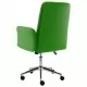 Офис стол, изкуствена кожа, зелен