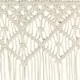 Завеса макраме, 140x240 см, памук