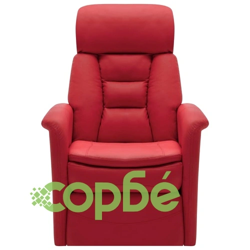 Изправящ стол, виненочервен, изкуствена кожа ➤ топ цена ➤ sorbe.bg