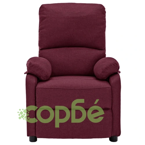 Стол реклайнер, лилав, текстил ➤ топ цена ➤ sorbe.bg