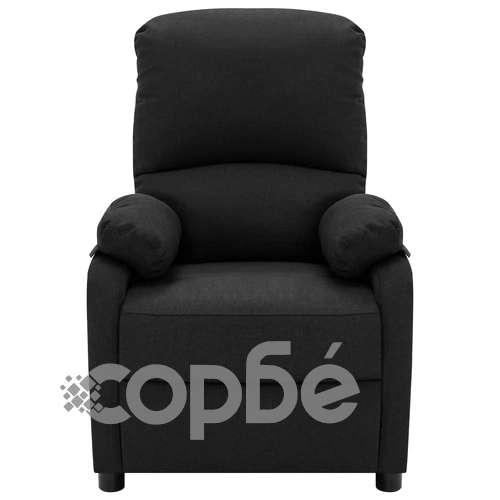 Масажен стол, черен, текстил ➤ топ цена ➤ sorbe.bg