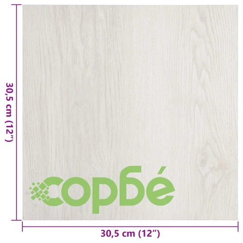 Самозалепващи подови дъски, 55 бр, PVC, 5,11 м², бежови ➤ топ цена ➤ sorbe.bg