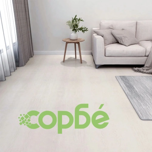 Самозалепващи подови дъски, 55 бр, PVC, 5,11 м², бежови ➤ топ цена ➤ sorbe.bg