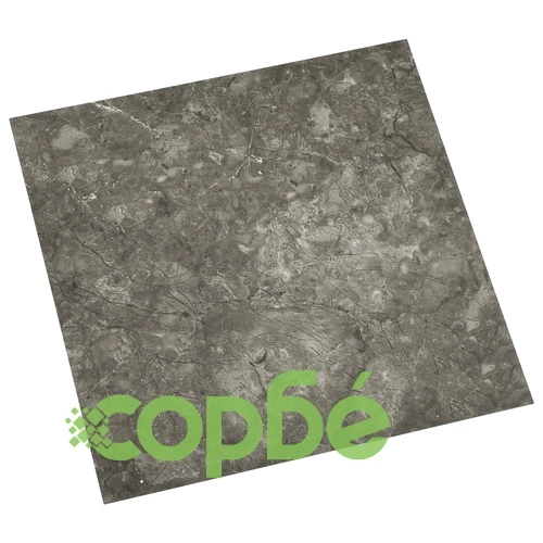 Самозалепващи подови дъски, 55 бр, PVC, 5,11 м², сиви ➤ топ цена ➤ sorbe.bg