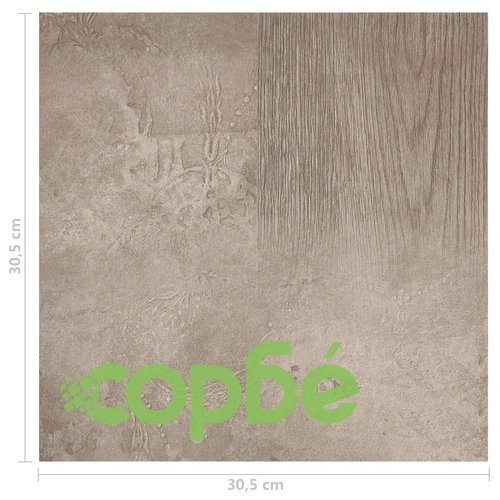 Самозалепващи подови дъски, 55 бр, PVC, 5,11 м², сиви ➤ топ цена ➤ sorbe.bg