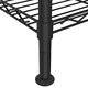 324622  4-Tier Storage Shelf 90x35x137 cm Black 200 kg