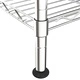 5-етажен стелаж за съхранение 90x35x180 см хром 250 кг
