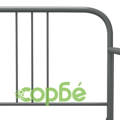 324751  Sofa Bed Frame Grey Metal 90x200 cm ➤ топ цена ➤ sorbe.bg