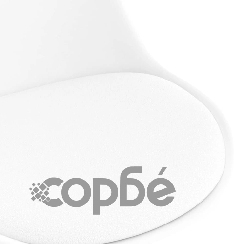 Въртящи се трапезни столове, 2 бр, бели, изкуствена кожа ➤ топ цена ➤ sorbe.bg