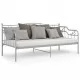 Рамка за разтегателен диван, сива, метал, 90x200 см