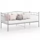 Рамка за легло диван, сива, метал, 90x200 см