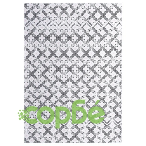 Пъстър килим с принт, 140x200 см, текстил ➤ топ цена ➤ sorbe.bg