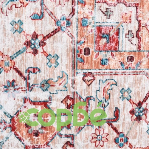Килим с принт, многоцветен, 120x160 см, текстил ➤ топ цена ➤ sorbe.bg