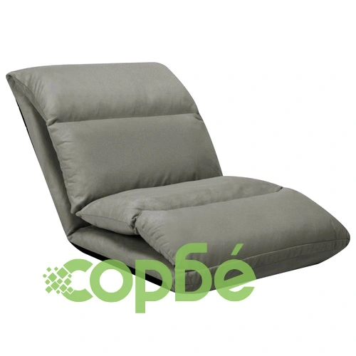 Сгъваем подов стол, тъмносив, микрофибри ➤ топ цена ➤ sorbe.bg