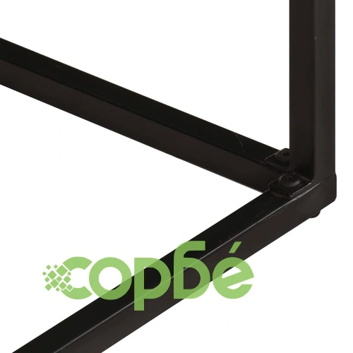 Пуф, тъмнокафяв, 62x62x47 см, естествена кожа  ➤ топ цена ➤ sorbe.bg