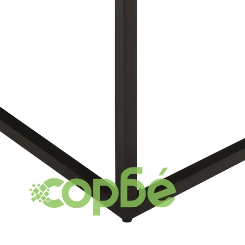 Пуф, черен, 62x62x47 см, естествена кожа ➤ топ цена ➤ sorbe.bg