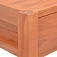 Бюро с 2 чекмеджета, 100x40x75 см, тиково дърво